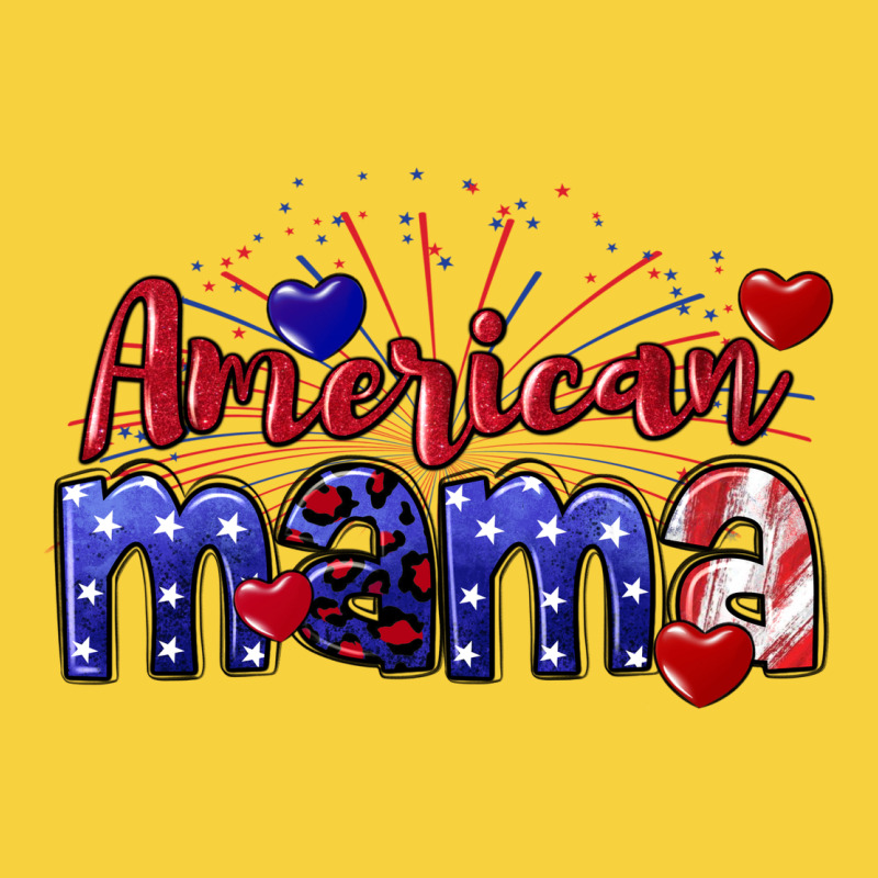American Mama 4th Of July Premium Sweatshirt by CowGirlArtShop | Teevron