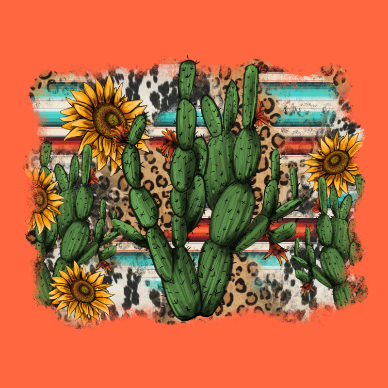 Serape Sunflowers Cactus Premium Hoodie by AdoDesignShop | Teevron