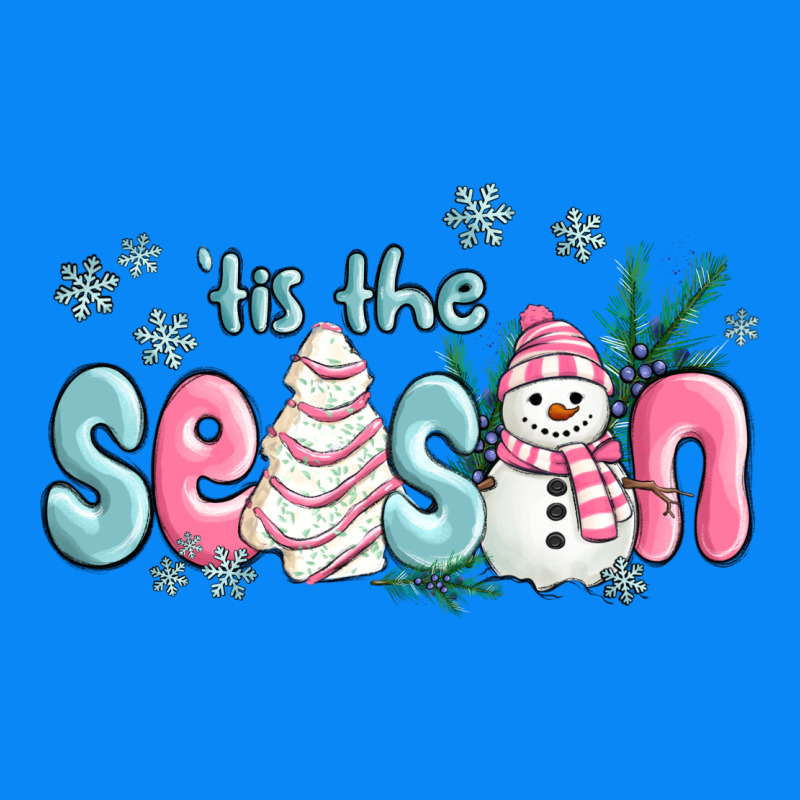 Tis The Season Snowman And Christmas Cake Zipper Hoodie by MaliasSmallBusiness | Teevron