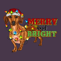 Merry And Bright Dachshund Heavyweight Hoodie | Teevron
