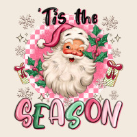 Pink Santa 'tis The Season Zipper Hoodie | Teevron