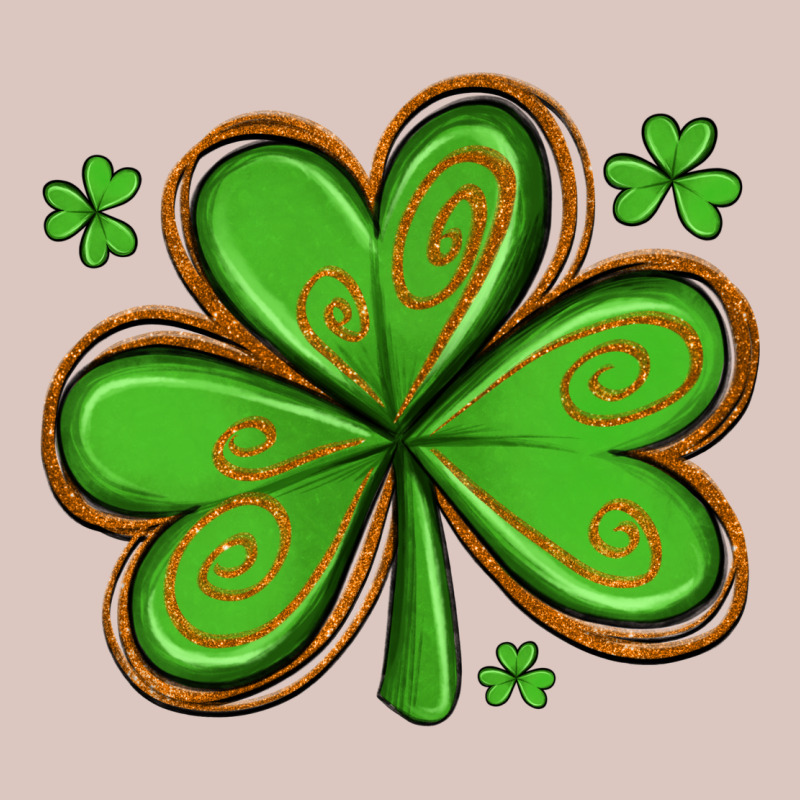 St Patricks Day Shamrock With Glitter Premium Hoodie by Artiststas | Teevron