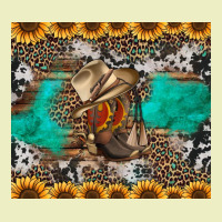 Western Boots And Sunflowers Tumbler Urban Hoodie | Teevron