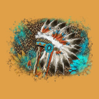 Indian Headress Sunflower Leopard Premium Hoodie | Teevron
