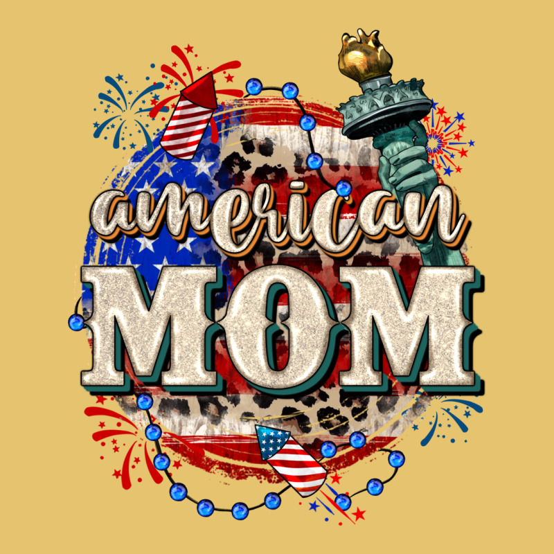 American Mom 4th Of July Premium Sweatshirt by CowGirlArtShop | Teevron