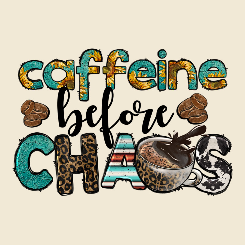 Western Caffeine Before Chaos Ladies Tee by BarkalooDesign | Teevron