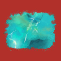 Turquoise Background Premium Hoodie | Teevron