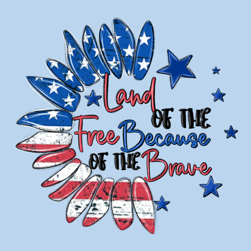 Land Of The Free Because Of The Brave Classic Tee by MaliasSmallBusiness | Teevron