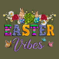 Easter Vibes And Butterfly With Bunny And Flowers Vintage Tee | Teevron