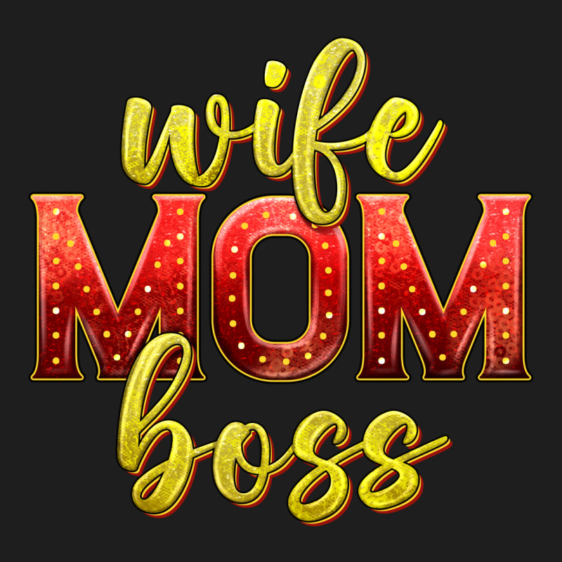 Wife Mom Boss Heavyweight Hoodie by texasbilliewilder | Teevron