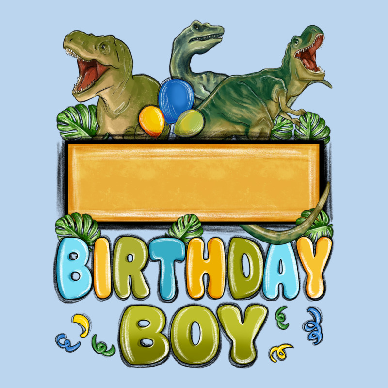Customized Dinosaur Birthday Boy Classic Tee by MaliasSmallBusiness | Teevron