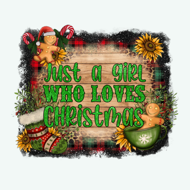 Just A Girl Who Loves Christmas Premium Hoodie by AdoDesignShop | Teevron