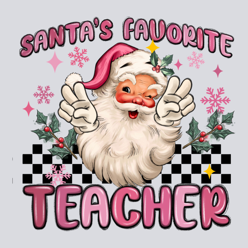 Santa's Favorite Teacher Zipper Hoodie by MaliasSmallBusiness | Teevron