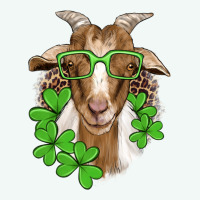 St Patricks Goat With Glasses Premium Hoodie | Teevron
