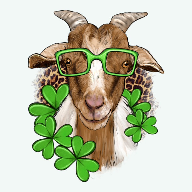 St Patricks Goat With Glasses Premium Hoodie by Artiststas | Teevron