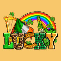 Lucky With St Patricks Elements Vintage Hoodie | Teevron