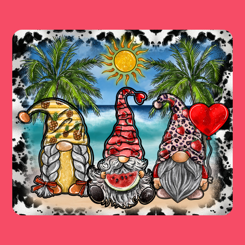 Summer Gnome Mousepad Premium Sweatshirt by SublimationCraftShop | Teevron