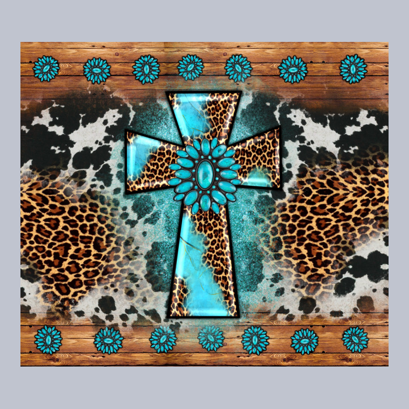 Gemstone Leopard Cross Premium Hoodie by AdoDesignShop | Teevron