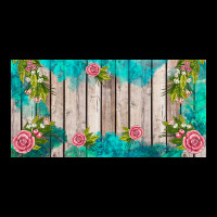 Western Floral  License Plate Template Urban Hoodie | Teevron