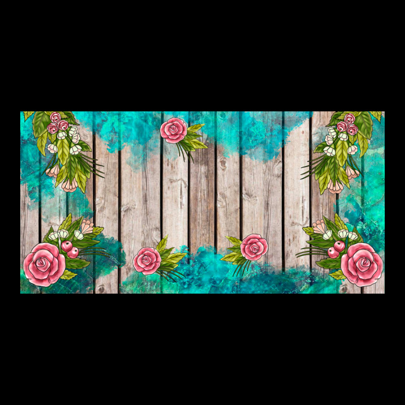 Western Floral  License Plate Template Urban Hoodie by BarkalooDesign | Teevron