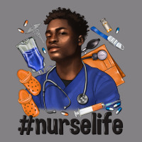 Afro Man Nurse Life Heavyweight Hoodie | Teevron