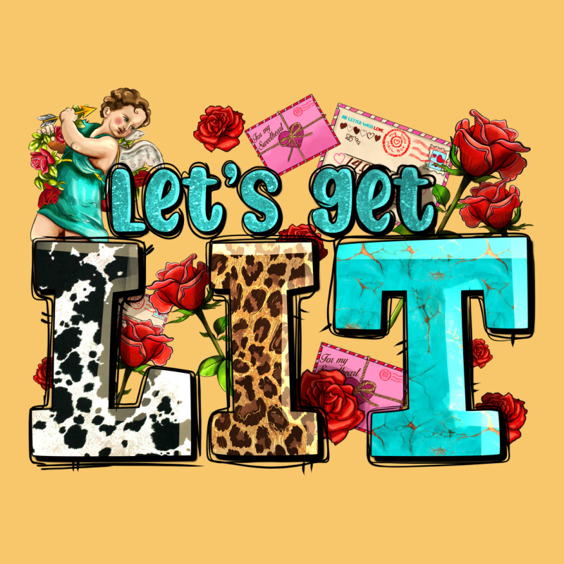 Valentines Day Lets Get Lit Vintage Hoodie by AdoDesignShop | Teevron