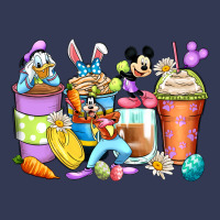 Easter Cartoon Characters Coffee Cups Heavyweight Hoodie | Teevron