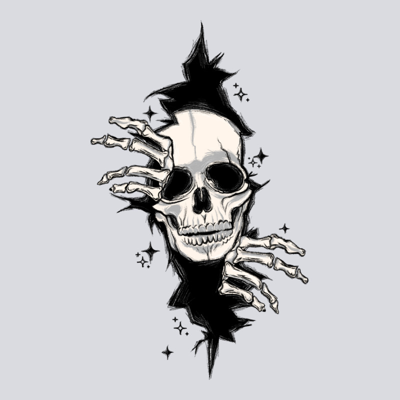 Skull In The Wall File Zipper Hoodie by MaliasSmallBusiness | Teevron