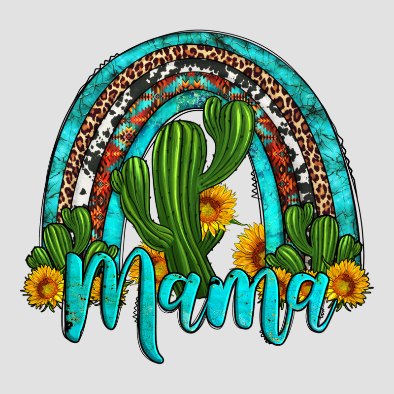 Western Cactus And Sunflower Mama Rainbow Premium Hoodie by Artiststas | Teevron