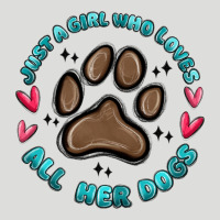 Just A Girl Who Loves All Her Dogs Zipper Hoodie | Teevron