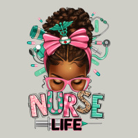 Afro Messy Bun Nurse Life Heavyweight Hoodie | Teevron