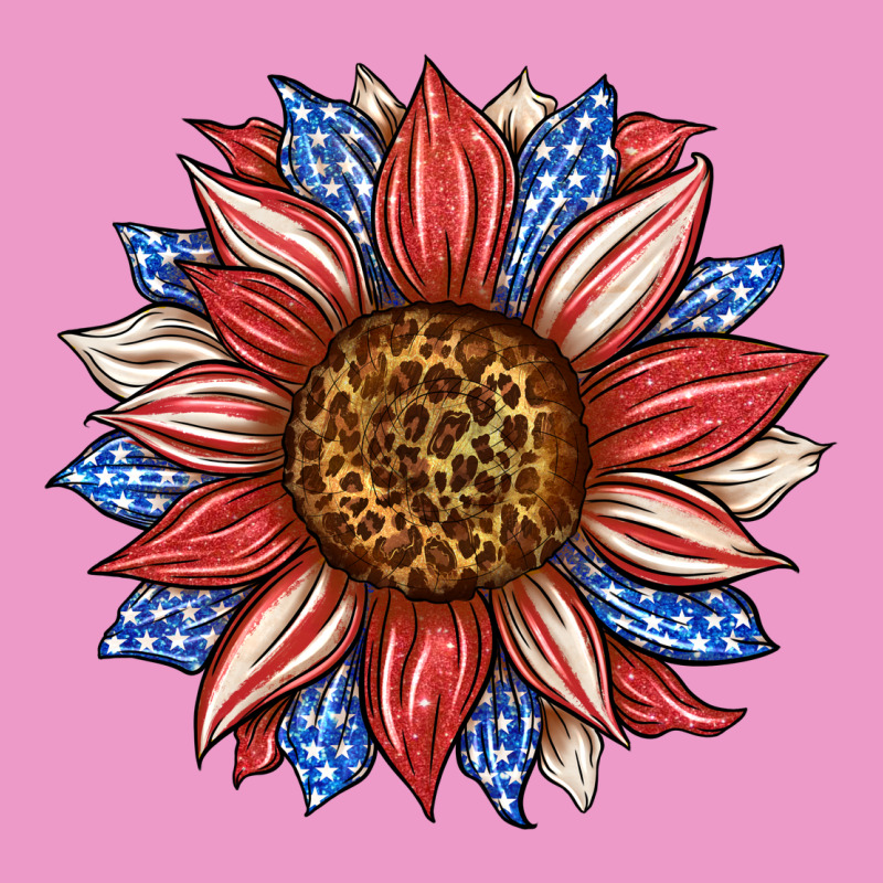 American Flag Sunflower Urban Hoodie by LillyAllenDesigns | Teevron