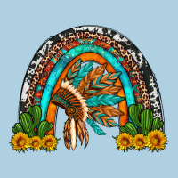 Indian Headdress Cactus And Sunflowers Rainbow Premium Hoodie | Teevron
