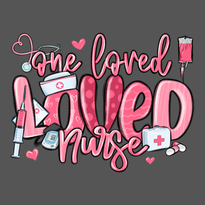 One Loved Nurse Valentine's Day Zipper Hoodie by MaliasSmallBusiness | Teevron