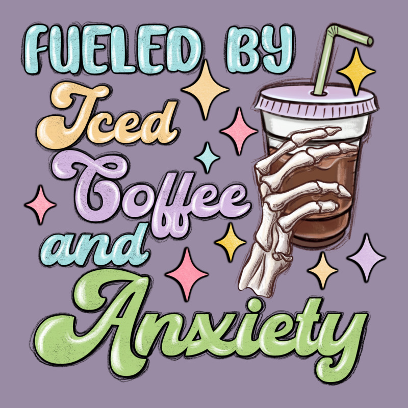 Fueled By Iced Coffee And Anxiety Classic Tee by MaliasSmallBusiness | Teevron