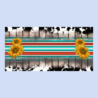 Western Cowhide Serape Sunflower Mama License Plate Urban Hoodie | Teevron