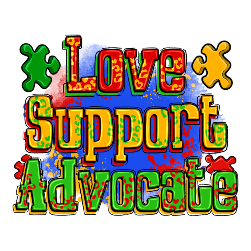 Love Support Advocate Heavyweight Hoodie by Zillion Design Studio | Teevron