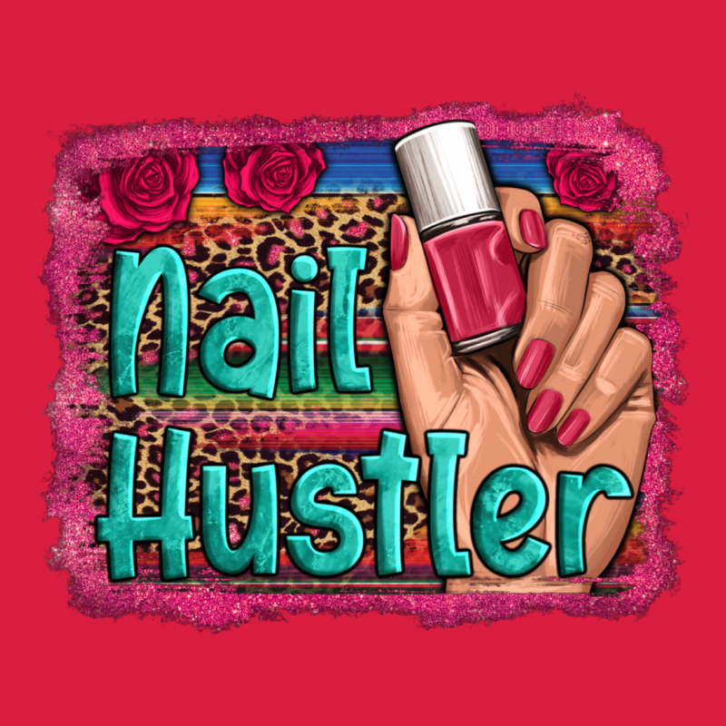 Nail Hustler Serape Leopard Background Premium Hoodie by Artiststas | Teevron