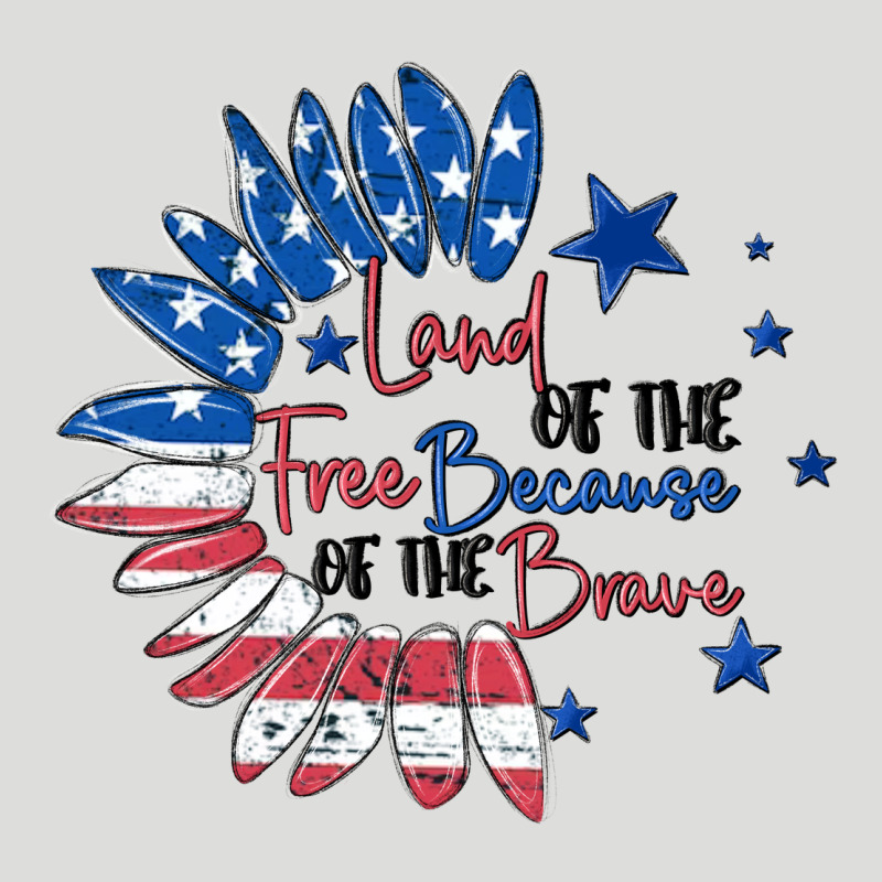 Land Of The Free Because Of The Brave Zipper Hoodie by MaliasSmallBusiness | Teevron