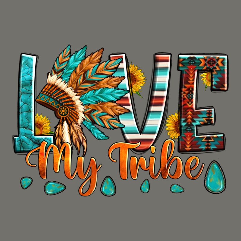 Love My Tribe Native American Indian Headdress Premium Hoodie by Artiststas | Teevron