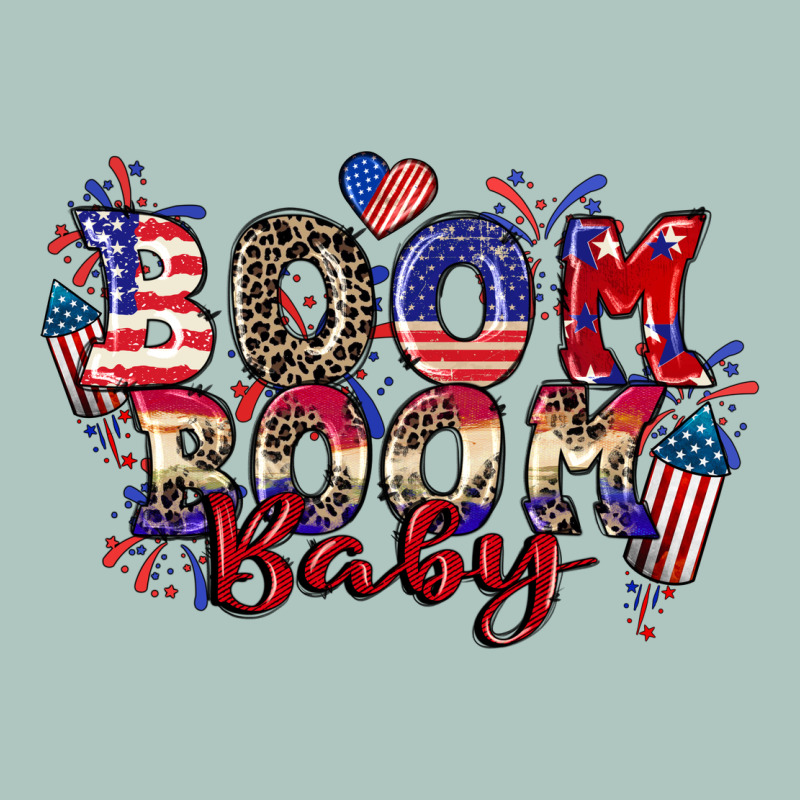 Boom Boom Baby 4th Of July Premium Sweatshirt by CowGirlArtShop | Teevron
