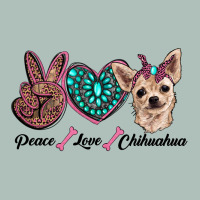 Peace Love Chihuahua Heavyweight Hoodie | Teevron