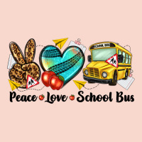 Peace Love School Bus Urban Hoodie | Teevron