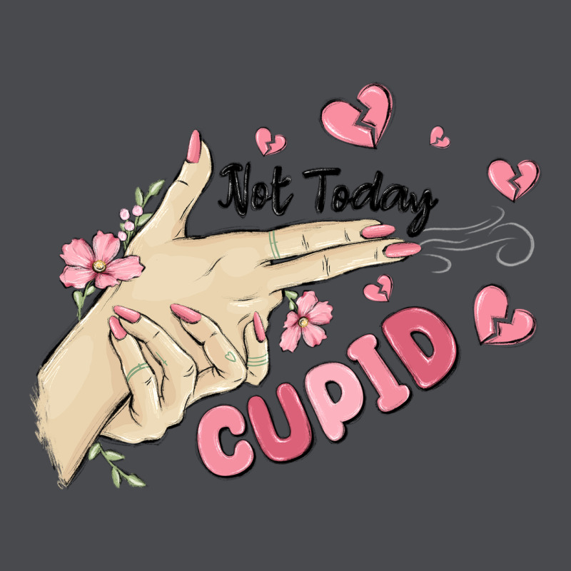 Not Today Cupid Zipper Hoodie by MaliasSmallBusiness | Teevron
