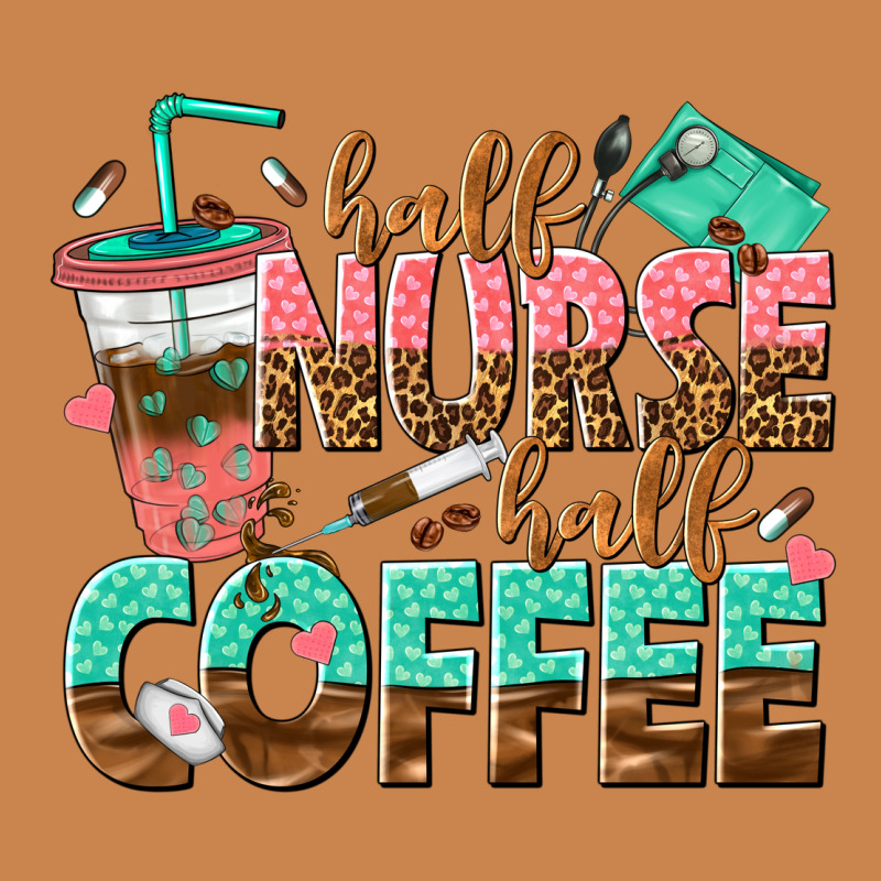 Half Nurse Half Coffee Heavyweight Hoodie by texasbilliewilder | Teevron