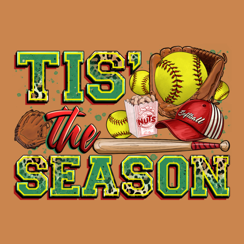 Tis' The Season Softball Heavyweight Hoodie by Zillion Design Studio | Teevron