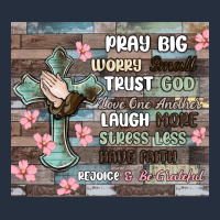 Pray Big Worry Small Trust God Zipper Hoodie | Teevron