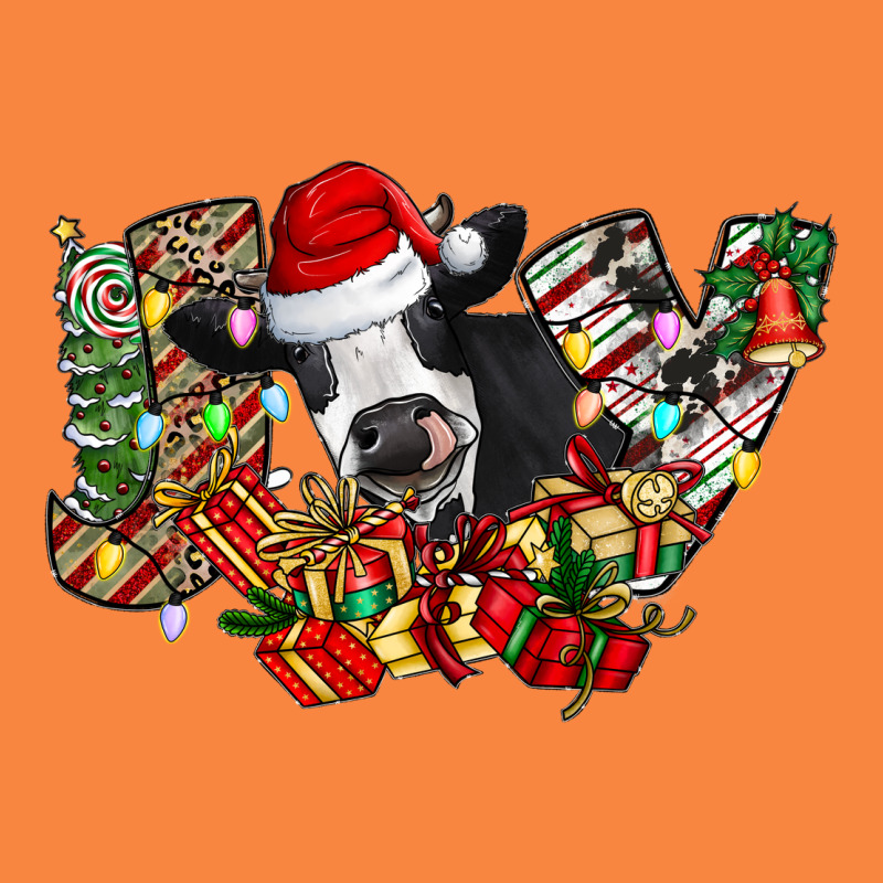Christmas Joy Cow Premium Sweatshirt by CowhideDigitalArt | Teevron