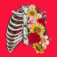 Floral Ribcage Classic Tee | Teevron