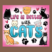 Life Is Better With Cats Zipper Hoodie | Teevron